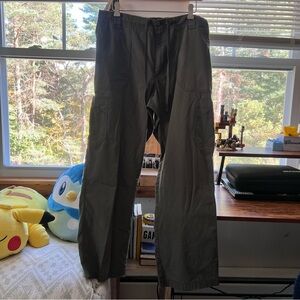 **Vintage Carhartt Ripstop Cargo Pants (Utility Pockets & Elastic Waist)**